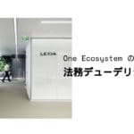 One Ecosystem の法務デューデリジェンス