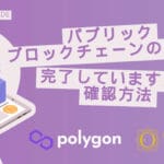 パブリックブロックチェーンの展開が完了しているかの確認方法