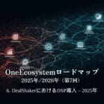 OneEcosystemロードマップ 2025年/2026年（第7回）6. DealShakerにおけるDSP導入 – 2025年