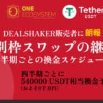 【朗報】特別枠スワップの継続と、四半期ごとの換金スケジュール